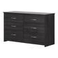 South Shore Tassio 6-Drawer Grey Oak Double Dresser - image 1