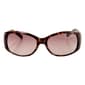 Womens Ashley Cooper™ Plastic Mod Oval Wrap Sunglasses - image 2