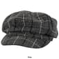 Womens Madd Hatter Plaid Cabby Newsboy Hat - image 3