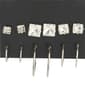 Ashley Silver Plated Earrings w/ Faceted Graduated Stones & Hoops - image 1