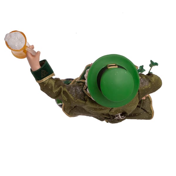 Kurt S. Adler 12in. Musical Irish Santa Figurine