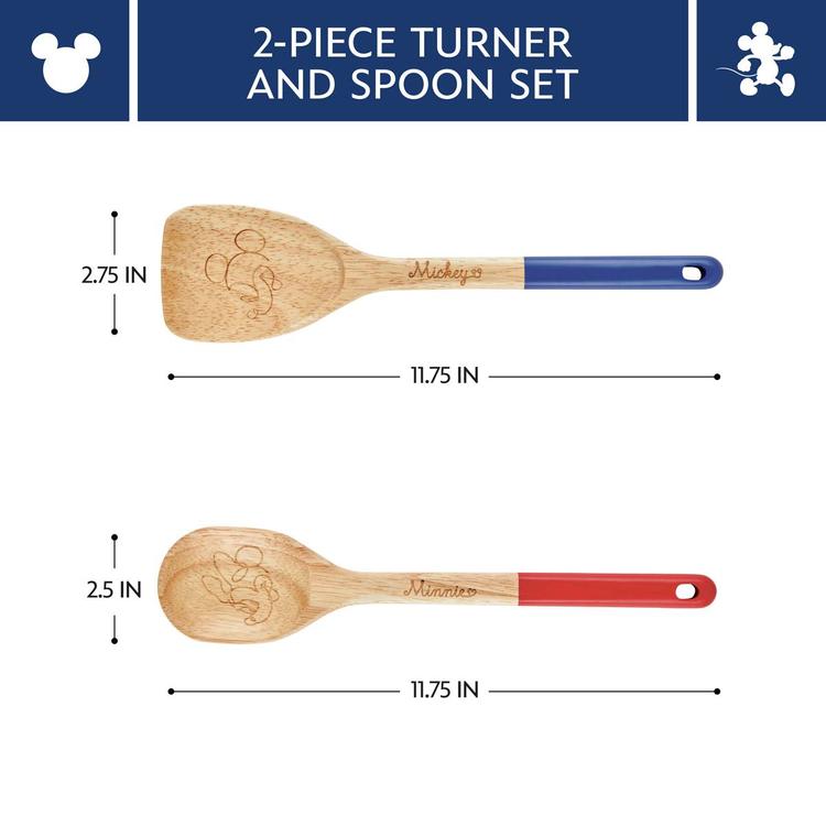 Disney Home Bon Voyage 2pc. Wooden Spoon & Turner Set