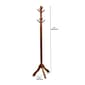 Casual Contemporary Living Solid Acacia Hall Tree Coat Rack - image 5