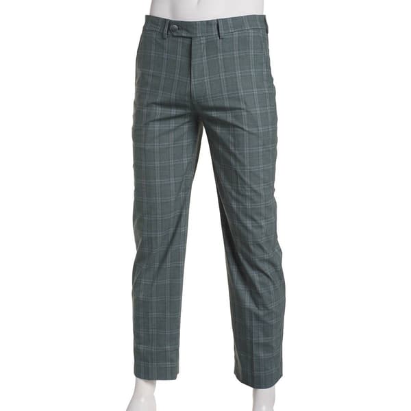 Mens Nautica Plaid Suit Pants - Mint - image 