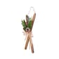 National Tree 17in. Holiday Skis Floral Wall Hanging Décor - image 6