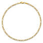 Gold Classics&#40;tm&#41; 2.5mm. 14kt. Semi Solid Figaro Chain Anklet - image 1