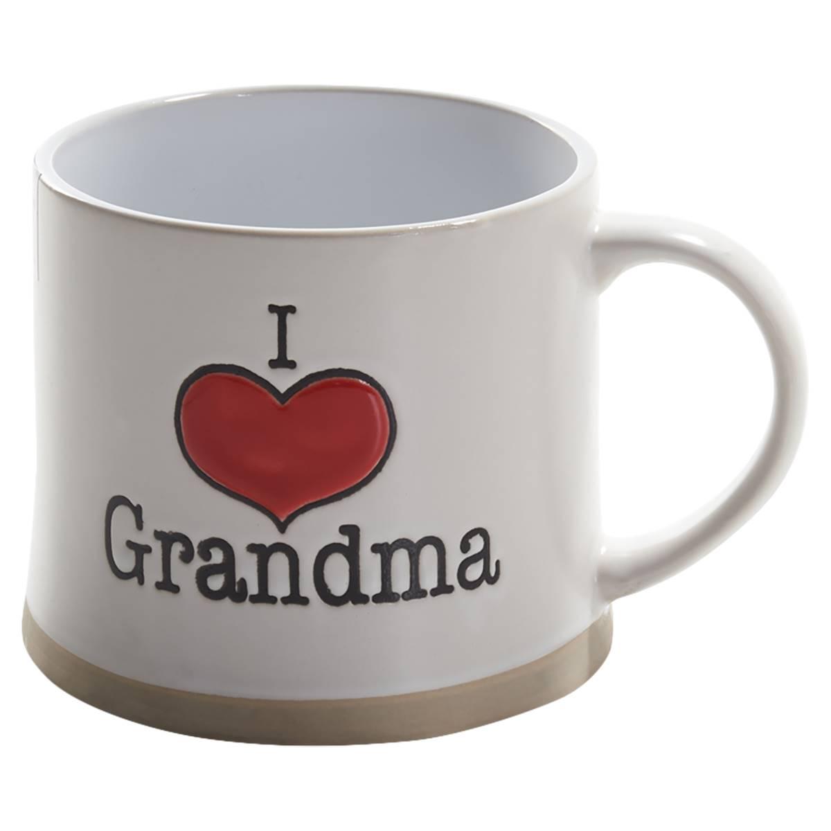 17oz. I Heart My Grandma Mug