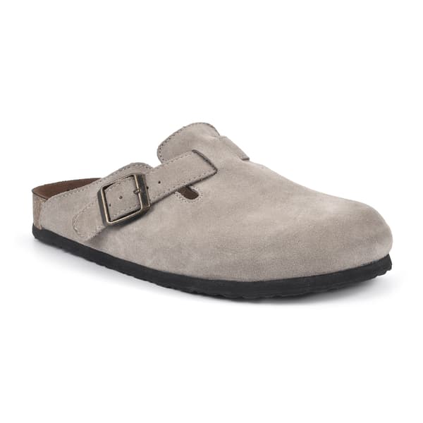 Womens White Mountain Bari Suede Footbeds&#40;tm&#41; Clogs - image 
