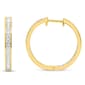 Nova Star(R) 1/2ctw. Lab Grown Diamond Yellow Gold Hoop Earrings - image 1