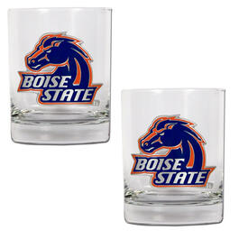 NCAA Boise State Broncos 2pc. Rocks Glass Set