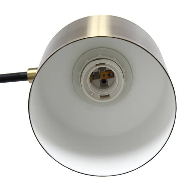Lalia Home Studio Loft Mid Century Modern Metal Table Lamp