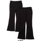 Girls (7-12) BTween® 2pk. Solid/Marled Flare Cozy Leggings - image 3