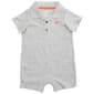 Baby Boy &#40;NB-24M&#41; Carter''s&#40;R&#41; Marled Crab Polo Romper - image 1