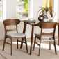 Baxton Studio Everwood 2pc Dining Chair Set - image 7