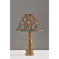 Adesso Faye Table Lamp with Soft Pleated Floral Fabric Shade - image 7