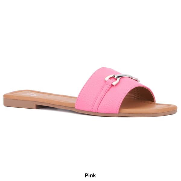 Womens New York & Company Naia Slide Sandals