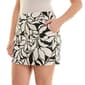 Womens Zac & Rachel Pull On Leaf Millennium Stencil Skort - image 3