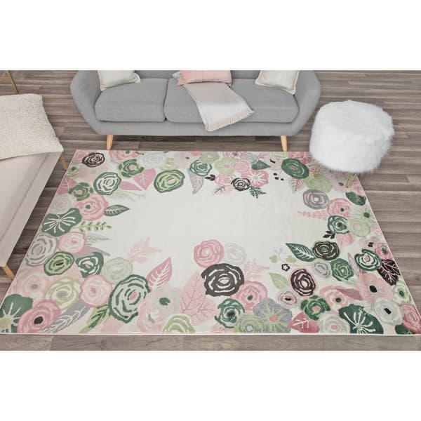 Rugs America&#8482; Valentina Royal Blossom Pink Transitional Area Rug
