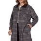 Plus Size Ruby Rd. English Countryside Collared Plaid Coatigan - image 5