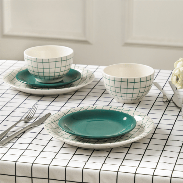 Stone Lain Ash 12pc. Stoneware Dinnerware Set