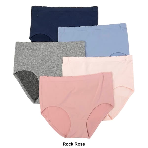 Plus Size Delta Burke 5pk. Micro Brief Panties DB8821-5PKBT1