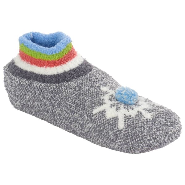Womens MUK LUKS(R) Cozy Snowflake Slipper Socks - image 