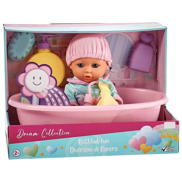 Dream Collection 10in. Bath Tub Fun Baby - image 