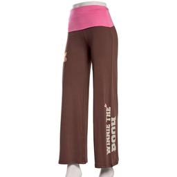 Juniors C-Life Pooh Contour Fold Over Waist Wide Leg Pants
