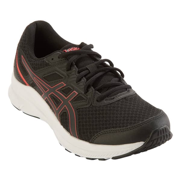 Mens Asics Jolt Three Athletic Sneakers - Black/Electric Red - image 