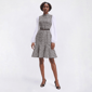 Womens BB Dakota Bishop Sleeve Marled Peplum Shift Dress - image 1