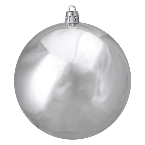Northlight Shiny Silver Shatterproof Christmas Ball Ornament