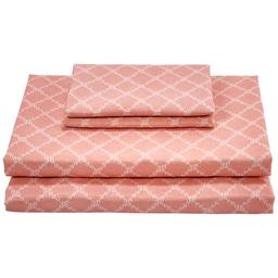 Ashley Cooper(tm) Evethan Coral Microfiber Sheet Set