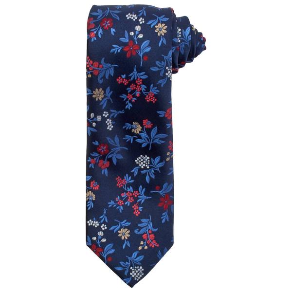 Mens John Henry Medium Rose Floral Tie - image 