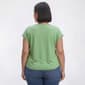 Plus Size Tru Self Short Dolman Sleeve Applique "Blessed" Tee - image 2