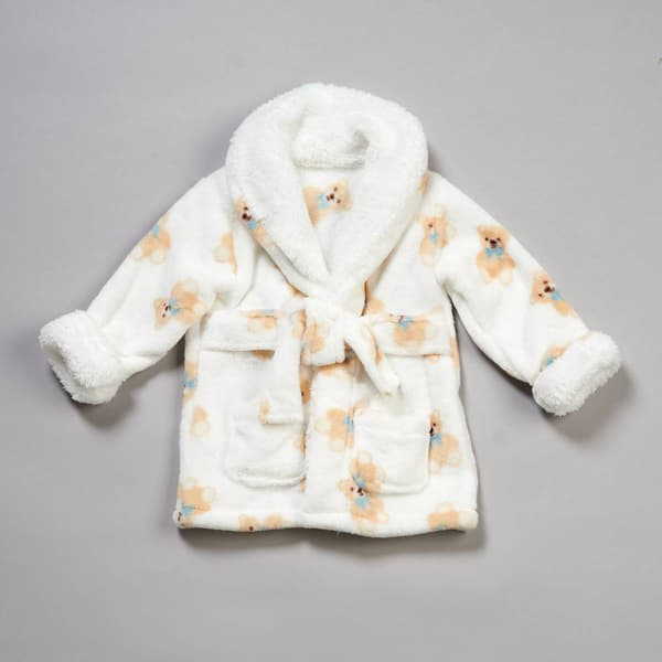 Baby Boy Little Celebrity(tm) Bow Tie Bears Plush Robe - image 