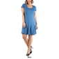 Plus Size 24/7 Comfort Apparel Short Sleeve A-Line Dress - image 4