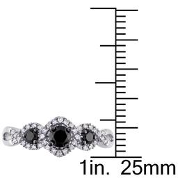 Diamond Classics™ 10kt. White Gold 1/2ct. 3-Stone Diamond Ring