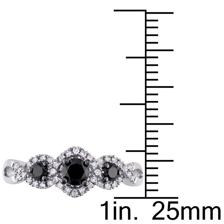 Diamond Classics™ 10kt. White Gold 1/2ct. 3-Stone Diamond Ring