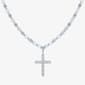 Nova Star&#40;R&#41; 1/10cttw. Lab Grown Diamond Cross Pendant Necklace - image 1