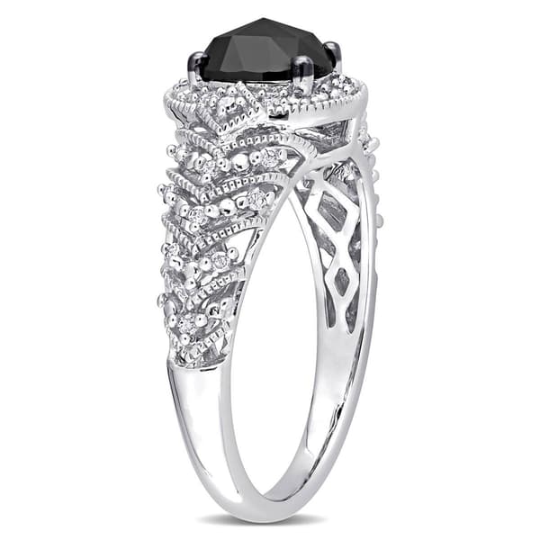 Radiant Rainbow™ White Gold 1ct. Diamond Engagement Ring