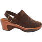 Womens White Mountain Viable Leopard Slingback Clogs - image 3