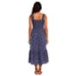 Womens beachlunchlounge Abstract Smock Ruffle Hem Midi Dress - image 2
