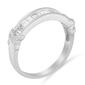 Endless Affection&#8482; 1/2ctw. Sterling Silver Diamond Band Ring - image 3