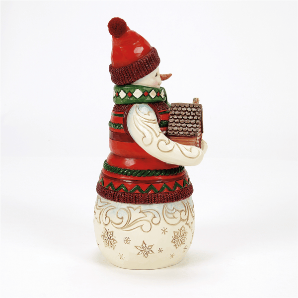 Jim Shore Heartwood Creek Christmas at Lodge Snowman Figurine