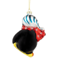 Northlight Snowboarding Penguin Glass Christmas Ornament - image 5