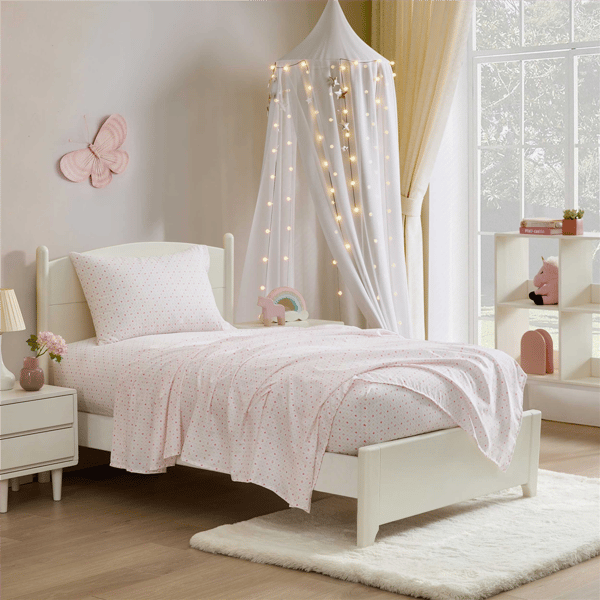 Laura Ashley® Kids Heart Geo Ditsy Sheet Set