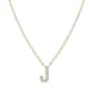 Diamond Classics(tm) 1/20ctw. Diamond Initial J Necklace - image 1