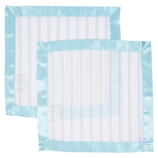 MiracleWare(R) 2-Pack Striped Muslin Security Blanket - image 