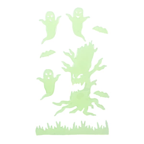 Northlight Seasonal Evil Tree Halloween Gel Window Clings - image 