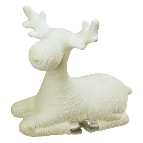 Northlight Textured Sitting Moose Christmas Figure - image 